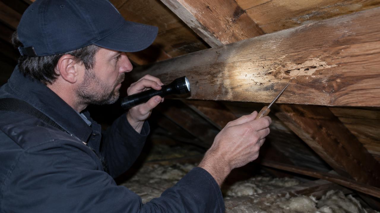 Inspection des boiseries pour l'état termites à La Salvetat-Saint-Gilles
